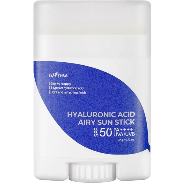 ضد آفتاب استیکی هیالورونیک اسید ایزنتری ISNTREE Hyaluronic Acid Airy Sun Stick SPF 50 PA++++ 22g