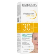 کرم ضدآفتاب ضد جوش فتودرم آکنه مت بایودرما Bioderma Photoderm Matifying Fluid AKN Mat Spf30